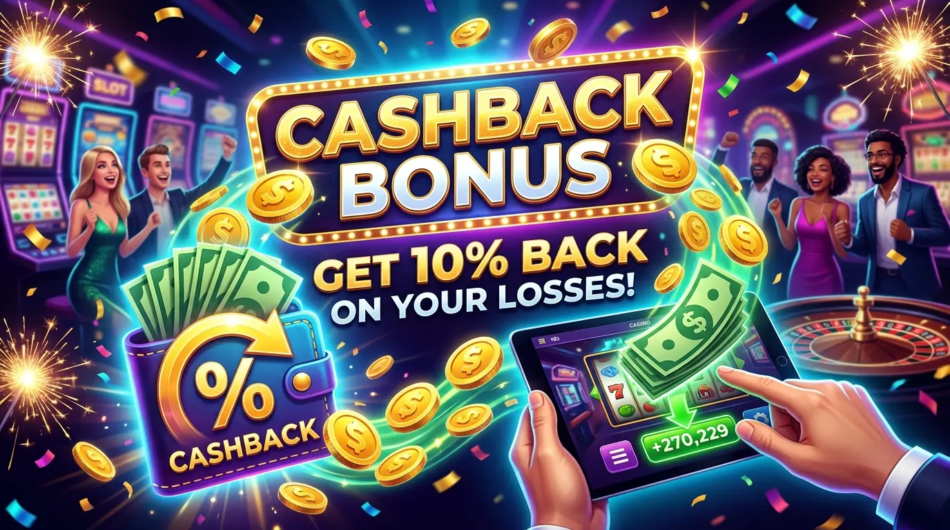 Unique casino bonus cashback